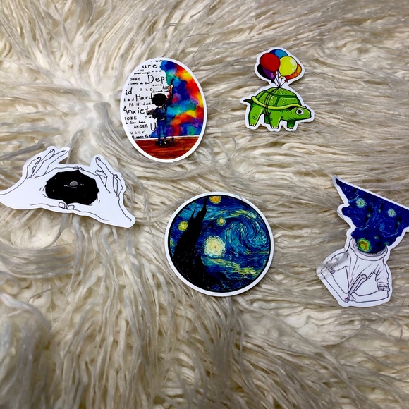 Accessories - Sticker Set hydroflask phone space cute bundle